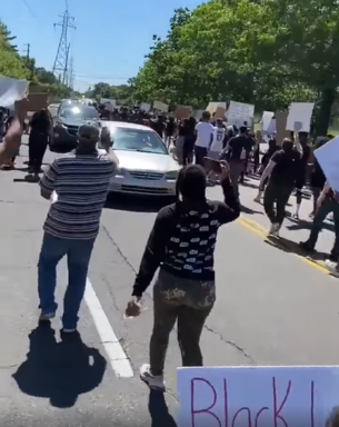 Hispanos de Long Island se unen a las protestas por muerte del afroamericano George Floyd