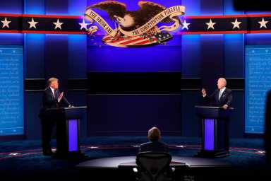 Trump intenta desorientar a Biden en un primer debate caótico y agrio