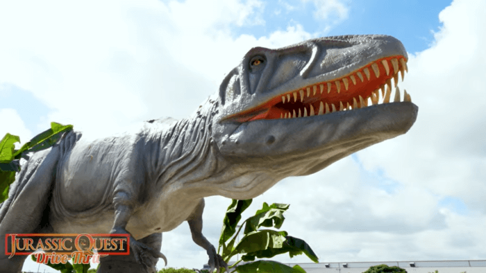 Jurassic Quest presenta espectáculo 'Drive-Thru' en el Town de Hempstead