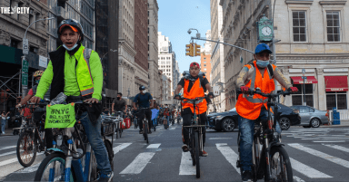 Repartidores de comida de la ciudad de Nueva York se unen para exigir mejores condiciones de trabajo. ¿Escuchará Nueva York a Los Deliveristas Unidos?