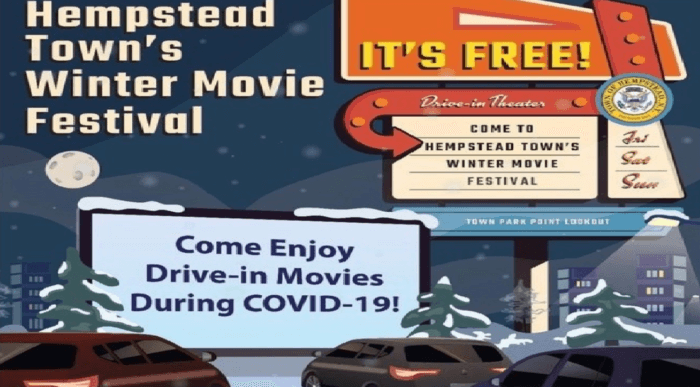 Town de Hempstead presenta películas gratuitas en autocinema de invierno