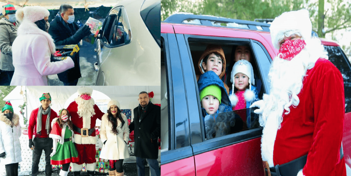 Niños reciben regalos navideños de parte del asambleísta Ramos