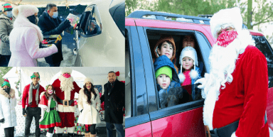 Niños reciben regalos navideños de parte del asambleísta Ramos