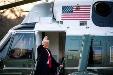 Trump, en su adiós: «Estaremos de vuelta de algún modo»