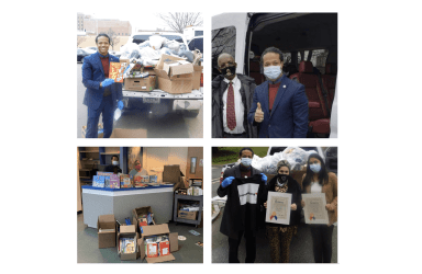 Legislador Solages y líderes comunitarios organizaron exitosa recolección de libros, juguetes y ropa