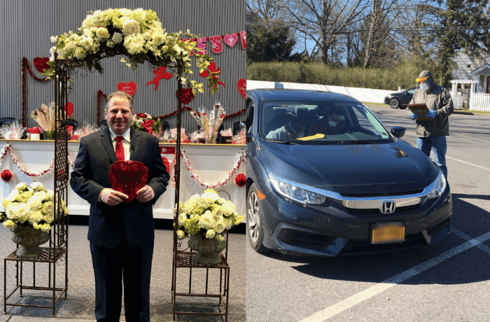 Town de Huntington hace maratón de matrimonios por San Valentín