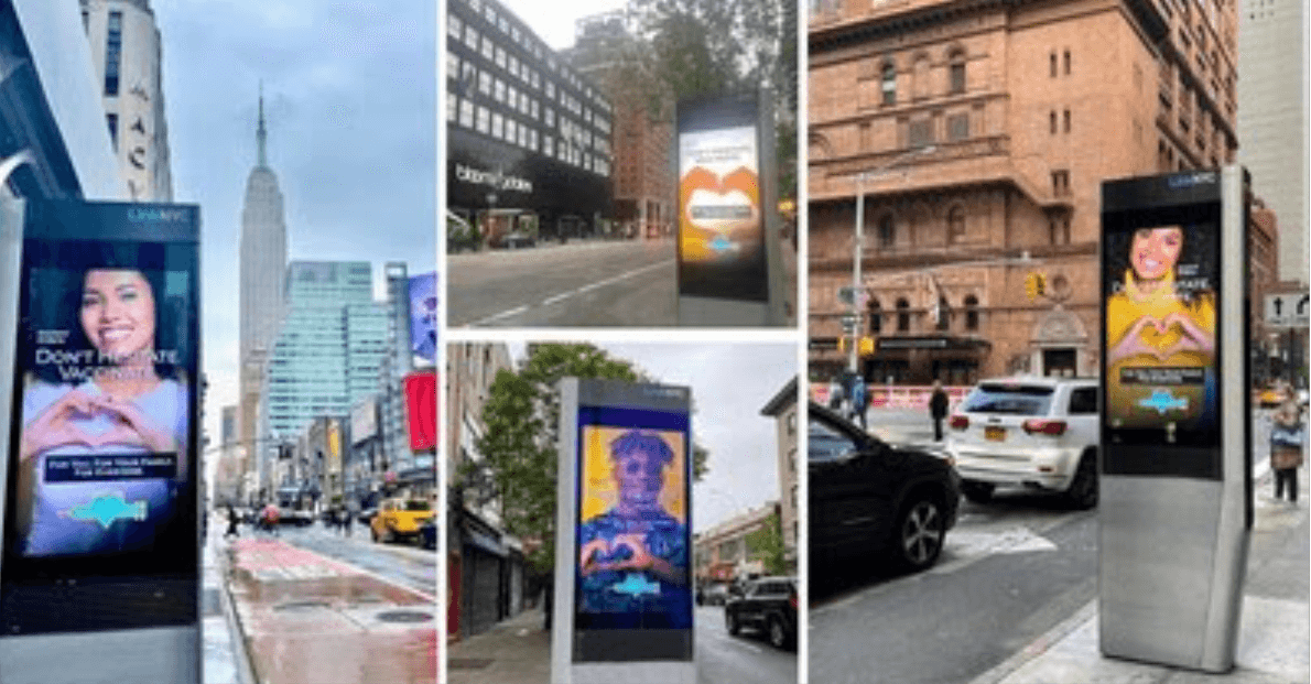 Vaccinate4Love: Orden del Doctor presente en los kioscos de LinkNYC por todo NY