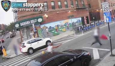 CAPTADO EN VIDEO: Hombre armado persigue y dispara a víctima en El Bronx