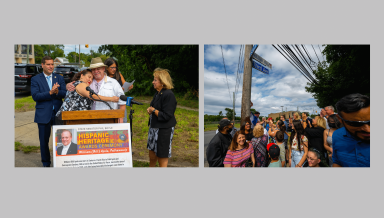 Calle de Brentwood renombrada a 'William Ayala Way' en honor a voluntario hispano