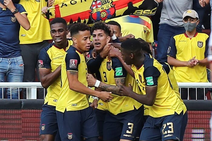 Ecuador contra Brasil y Perú por el boleto al Mundial de Catar 2022