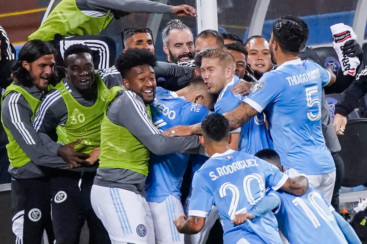 New York City FC golea a Miami y se mete en semifinales de la MLS