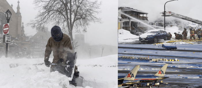 Declaran emergencia en el estado de Nueva York azotado por gélida tormenta