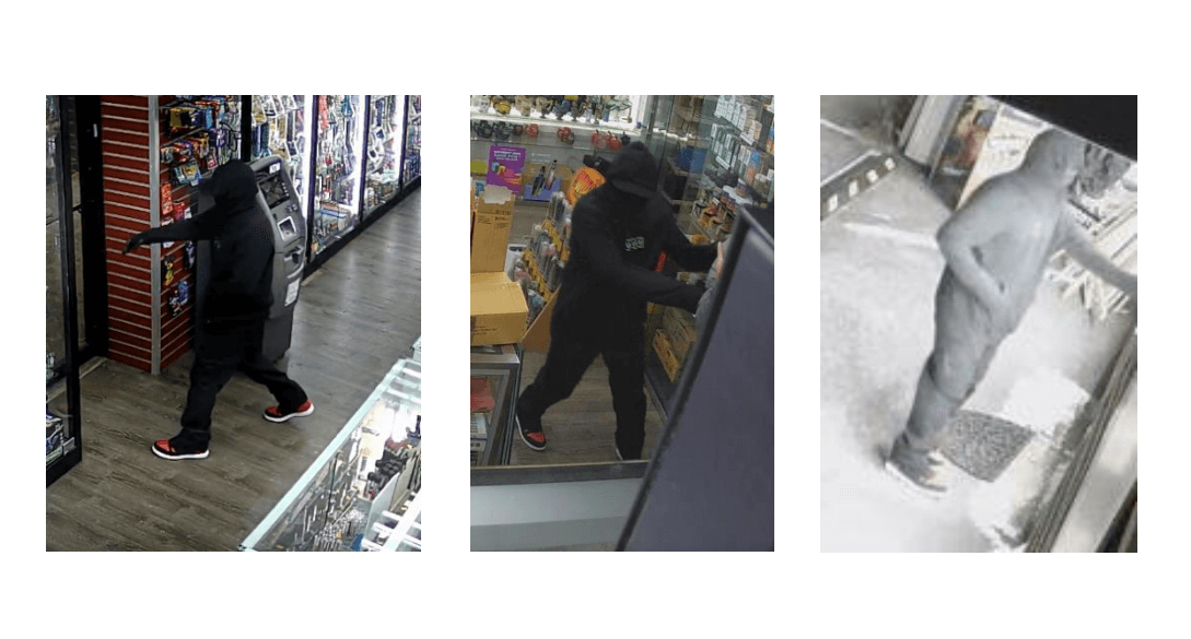 Policía busca a ladrón de negocios en North Patchogue y Shirley