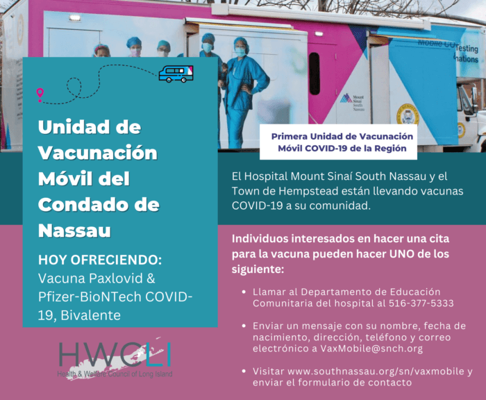 Ofrecen vacunas gratis contra el COVID-19 en Nassau y Suffolk