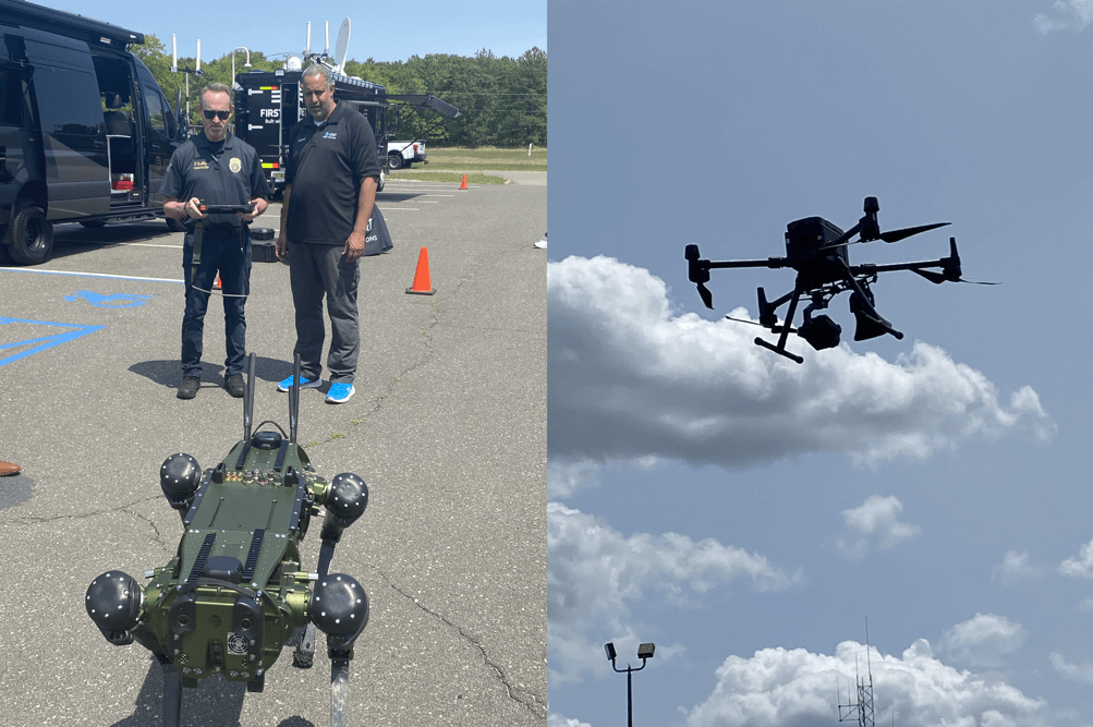 FRES del condado de Suffolk organiza un exitoso rodeo de drones para las agencias de seguridad pública
