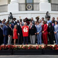 Los Jefes del Super Bowl homenajeados en la Casa Blanca