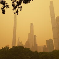 Contaminación del aire en Nueva York deja estampas apocalípticas