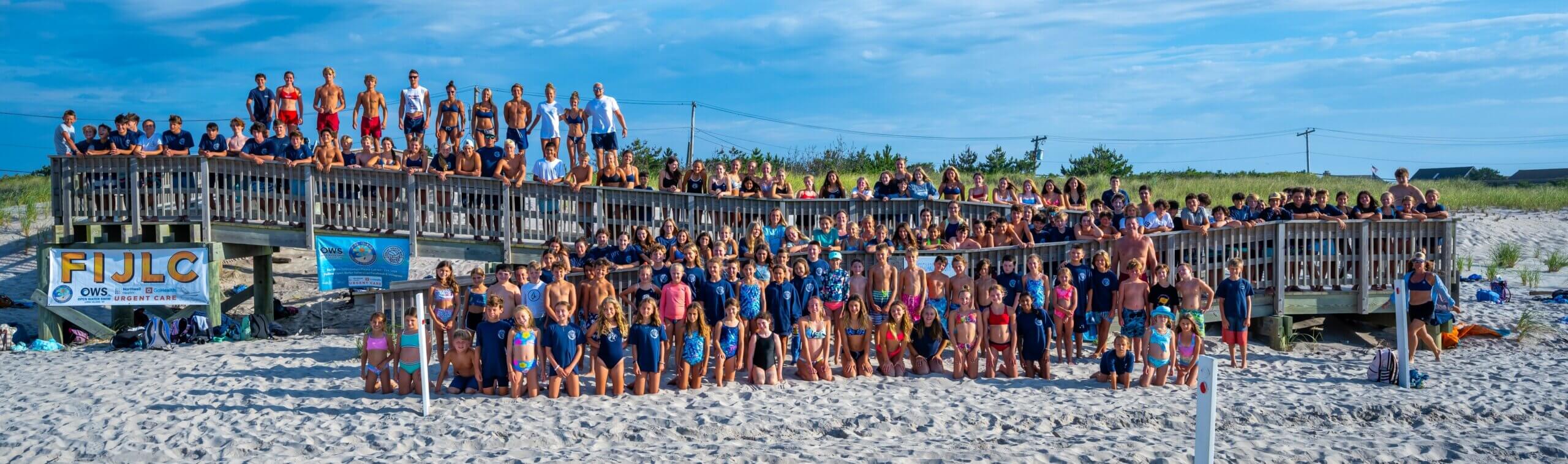 Salvavidas jóvenes de Long Island desarrollan habilidades en aguas abiertas