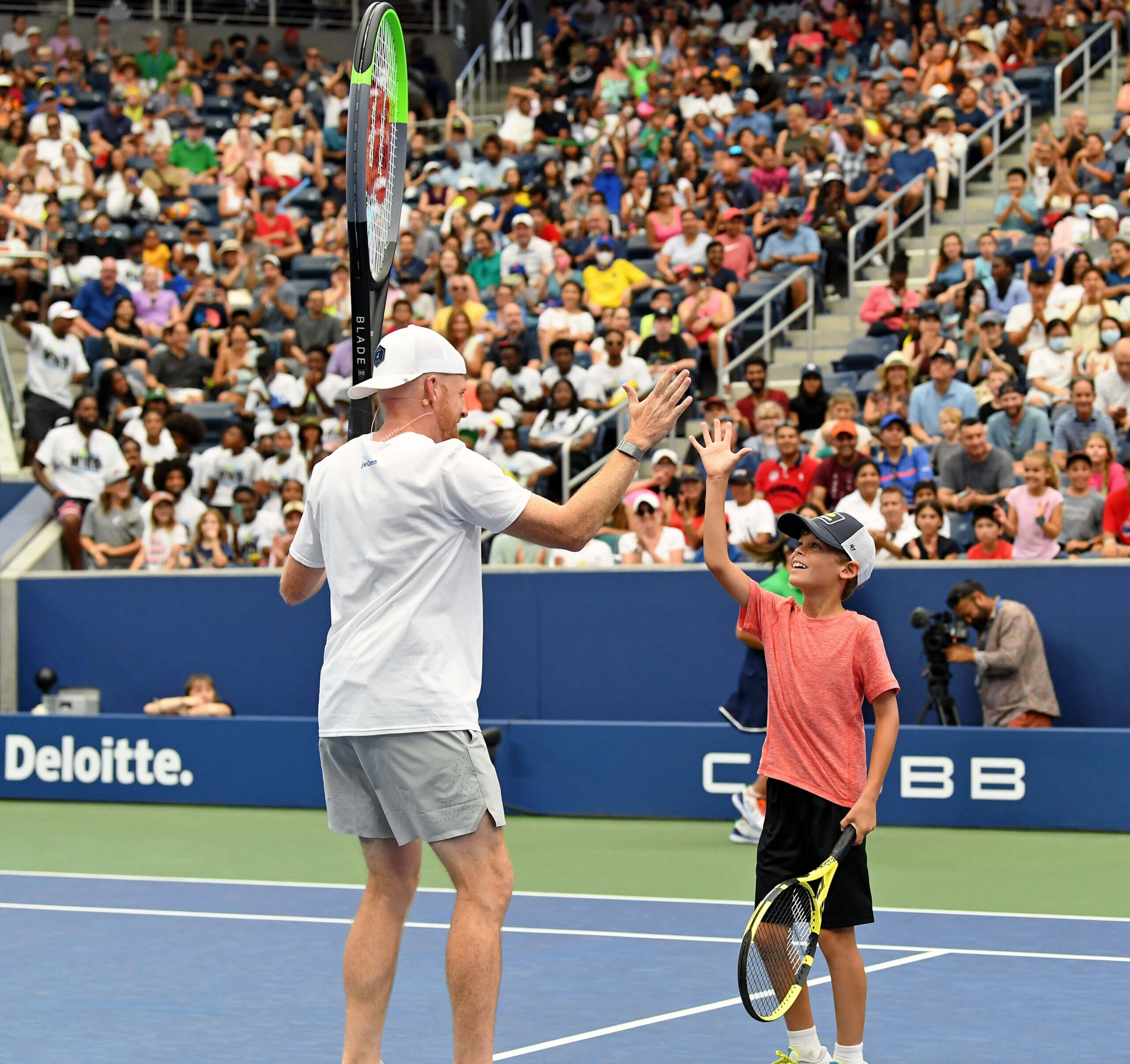 Celebran 'Día del Niño de Arthur Ashe' en el US Open en Queens