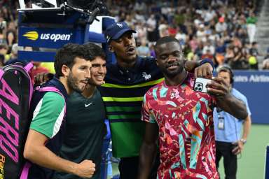 Sebastián Yatra 'se estrena' y brilla como tenista en el US Open
