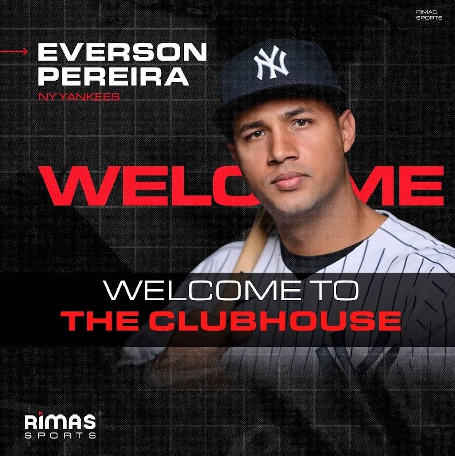 Rimas Sports firma a Everson Pereira, prospecto de NY Yankees