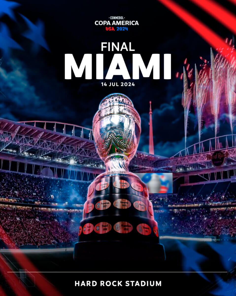 Copa América 2024: Miami acogerá la final y Atlanta el partido inaugural