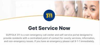 Condado de Suffolk lanza nuevo sitio web 311 y app para mejorar atención a residentes