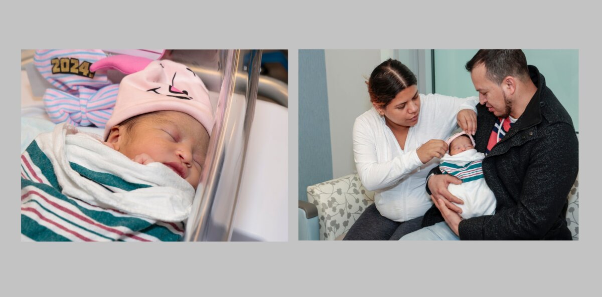 La primera bebé nacida en el 2024 en Long Island es de herencia hispana