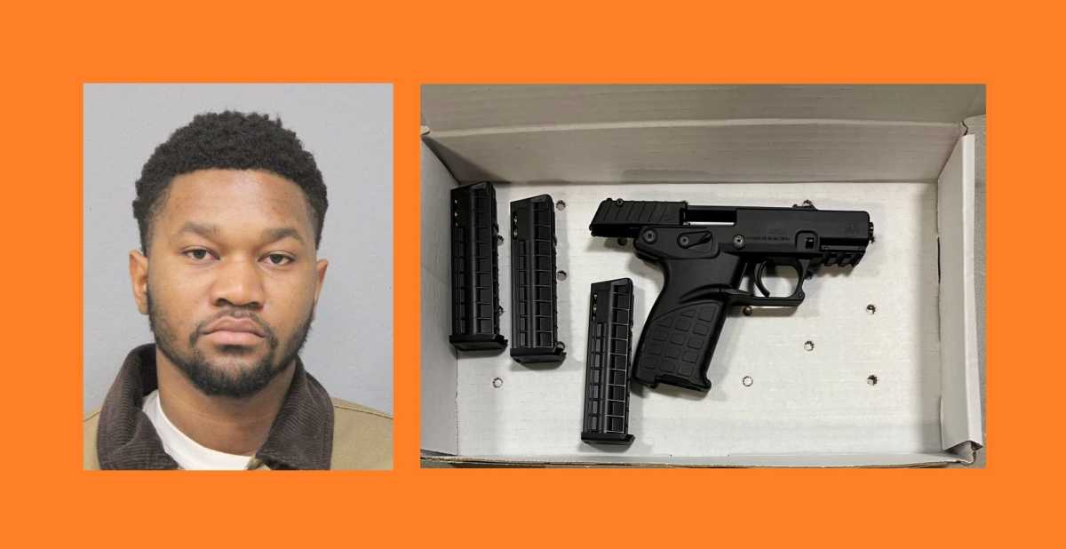 Procesado por posesión de arma de fuego en Baldwin