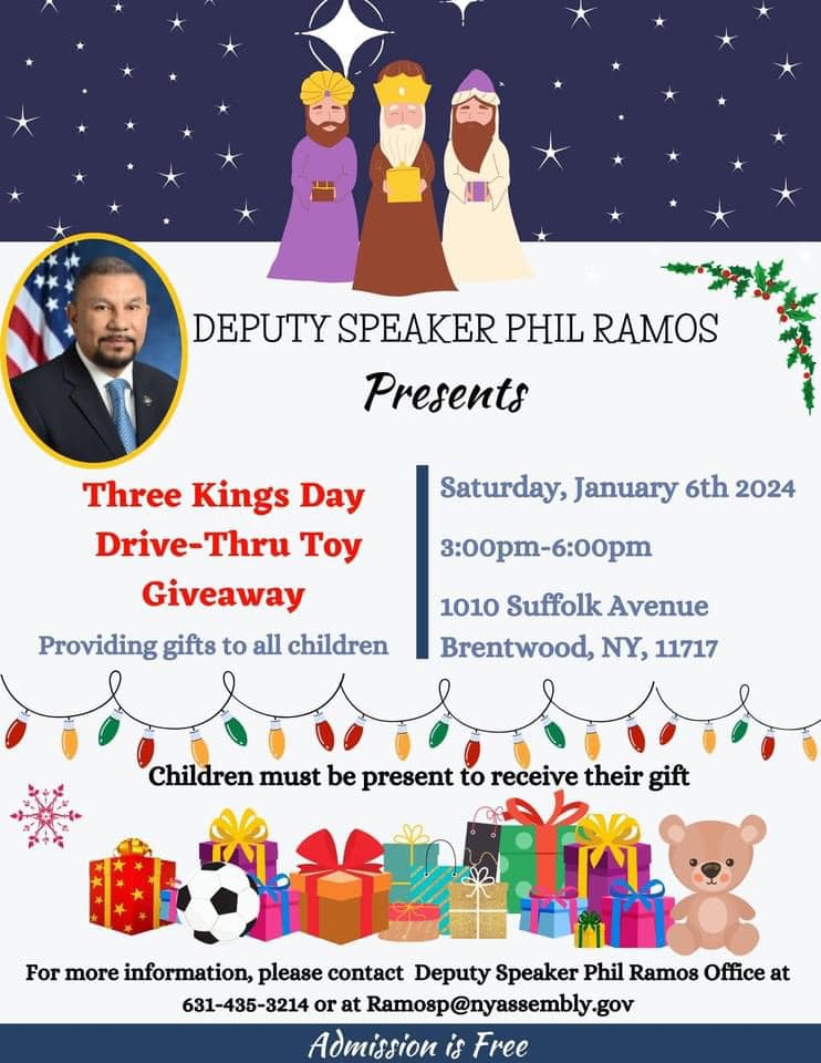 Vicepresidente Phil Ramos regalará juguetes en Brentwood celebrando el Día de los Tres Reyes