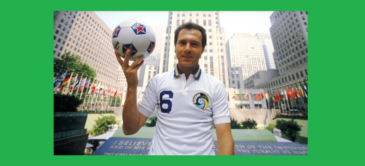 Hasta siempre Kaiser Beckenbauer, leyenda del NY Cosmos