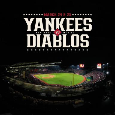Historica Serie de Exhibición entre los Yankees y Diablos Rojos en la Ciudad de México
