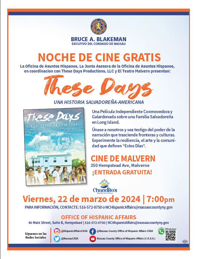 Eventos en Nassau: Seminario para compradores de vivienda y Noche de cine gratis
