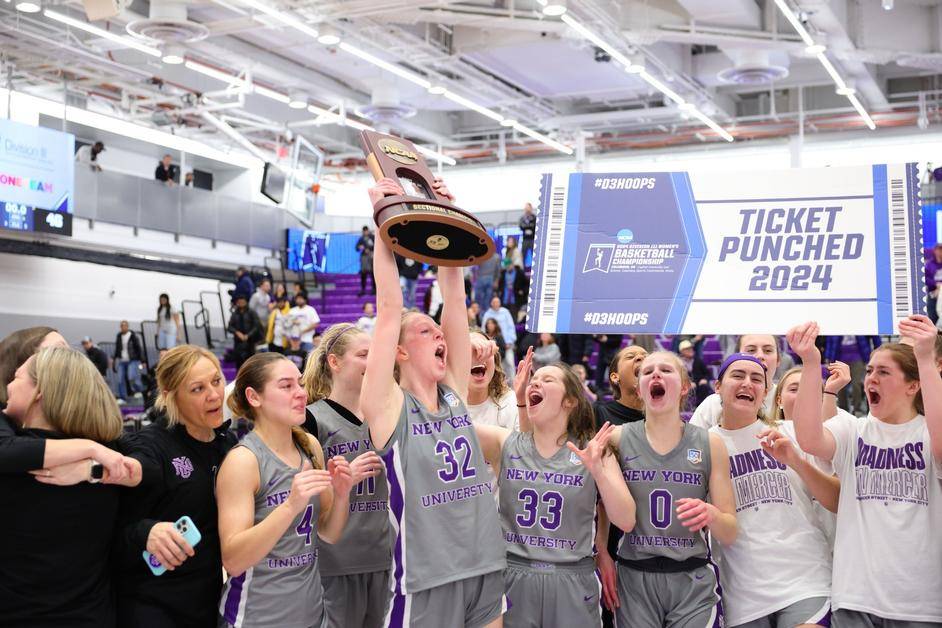 Violetas de NYU clasifican al Final Four tras victoria sobre Scranton
