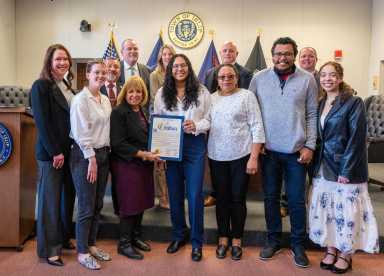 Estudiantes de Brentwood High School campeonas en el Desafío Nacional STEM