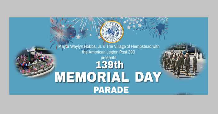 Invitan al 139º desfile anual del Día de los Caídos en Hempstead