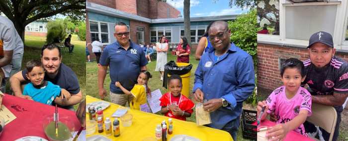 Emotivo homenaje del Día del Padre en escuela de Amityville