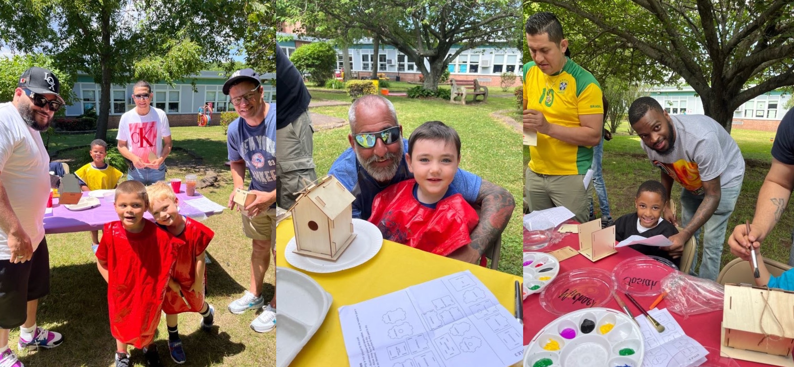 Emotivo homenaje del Día del Padre en escuela de Amityville