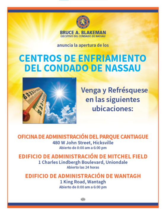 Abren 3 Centros de Enfriamiento en Nassau ante la ola de calor