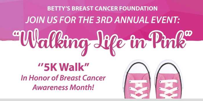 Invitan a la caminata contra el cáncer de mama en Eisenhower Park