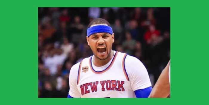 Legendario Carmelo Anthony, ex NY Knicks, elegido al Salón de la Fama