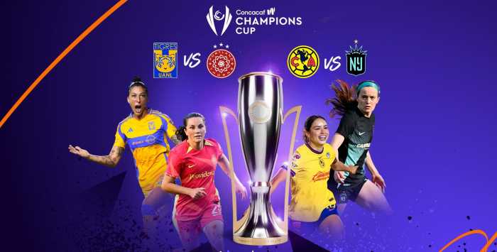 NY/NJ Gotham vs. América en semifinales de la Concachampions Femenil