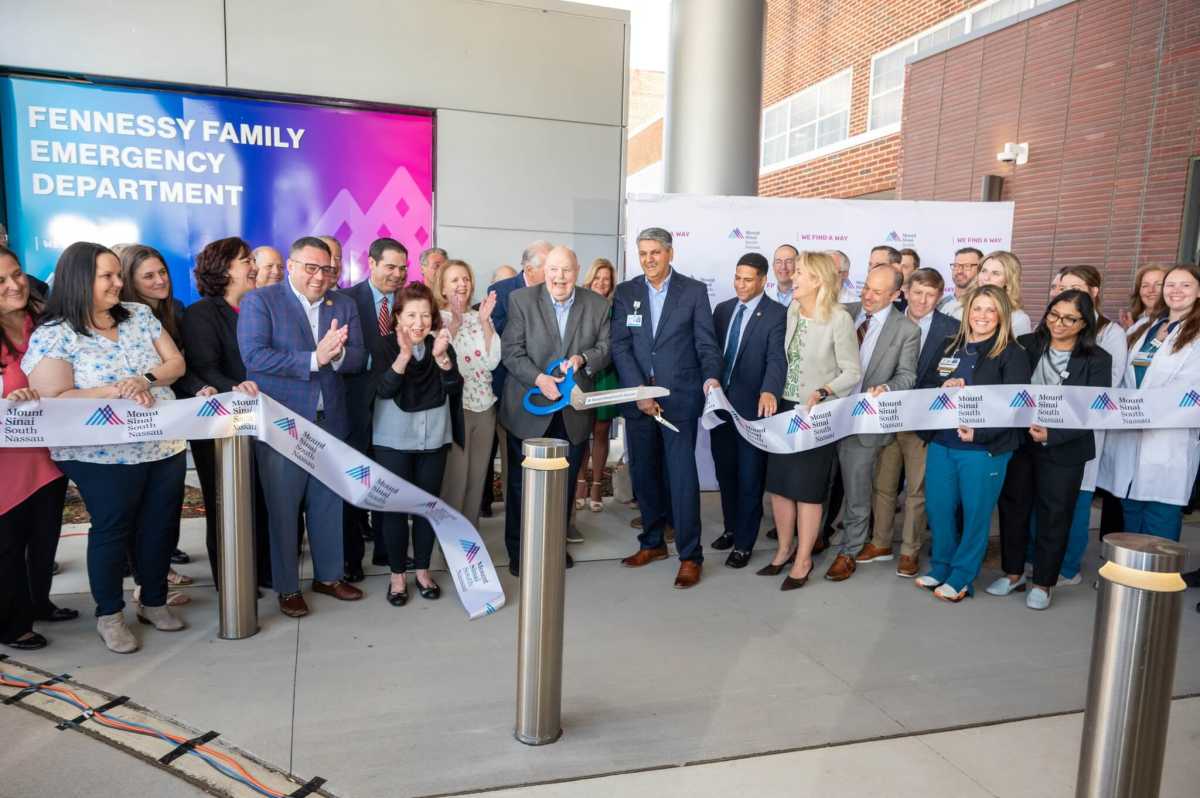 Inauguran Departamento de Urgencias Familiar Fennessy en Hospital Mount Sinai South Nassau