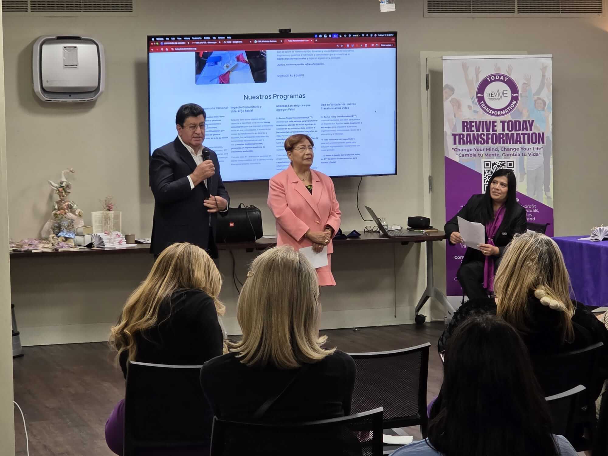 Lanzan "Revive Today Transformation" (RTT) para empoderar a personas y comunidades
