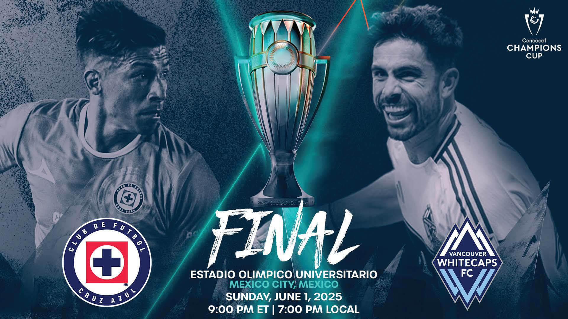 Cruz Azul vs. Vancouver Whitecaps, gran final de la Concachampions 2025