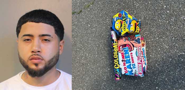 Hispano arrestado por posesión de explosivos y fuegos artificiales en Westbury