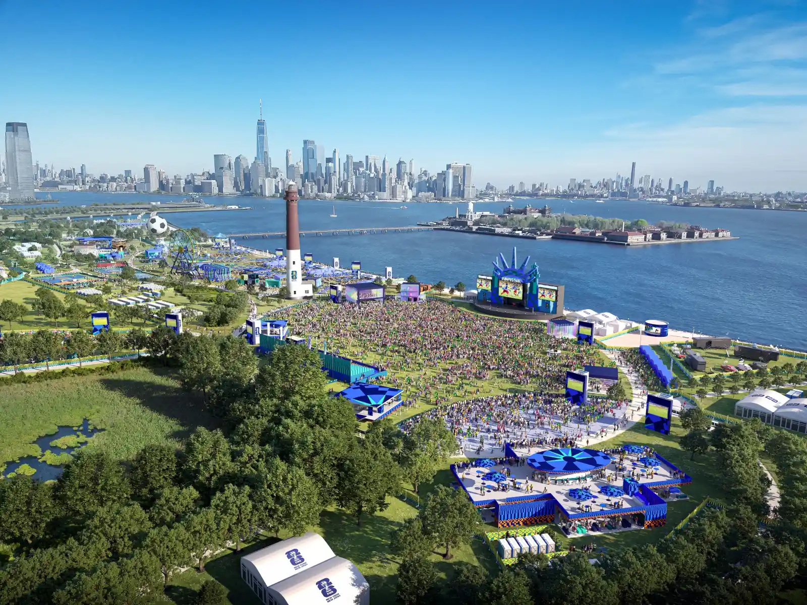 El FIFA Fan Fest del Mundial 2026 se instalará en el Liberty State Park