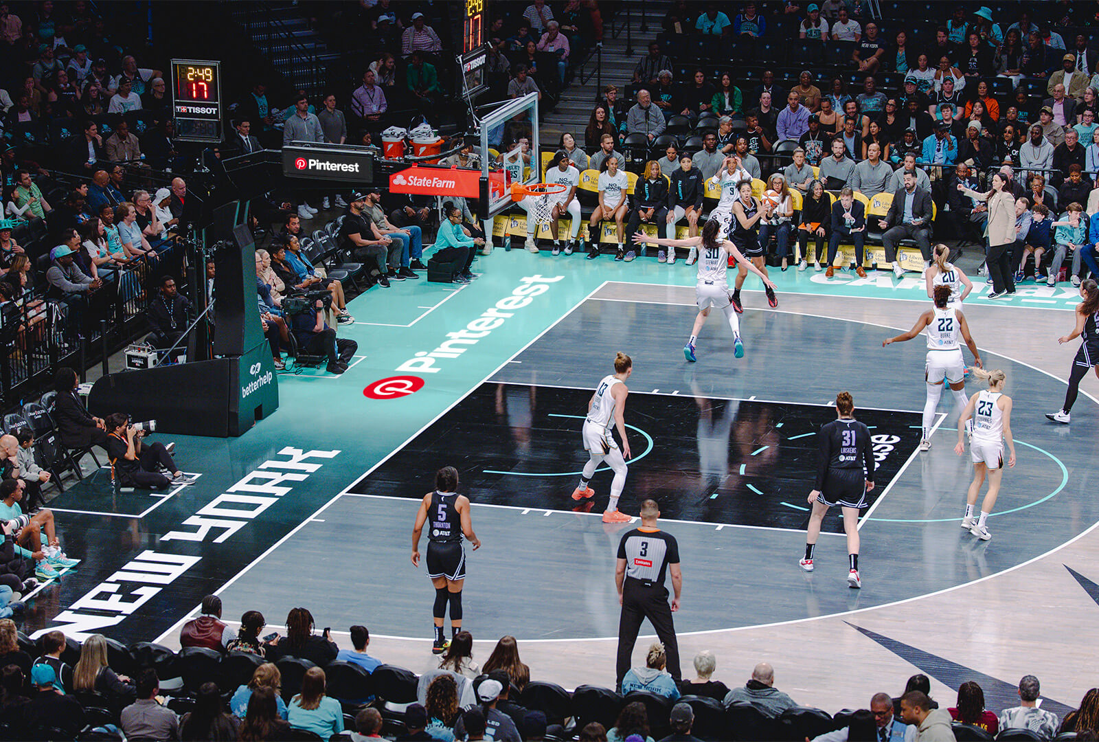 Pinterest se une a las campeonas New York Liberty para celebrar el deporte femenino