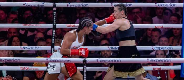 Katie Taylor vence a boricua Amanda Serrano y retiene sus fajas