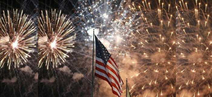 Espectaculares fuegos artificiales celebran la Independencia de Estados Unidos en Long Island